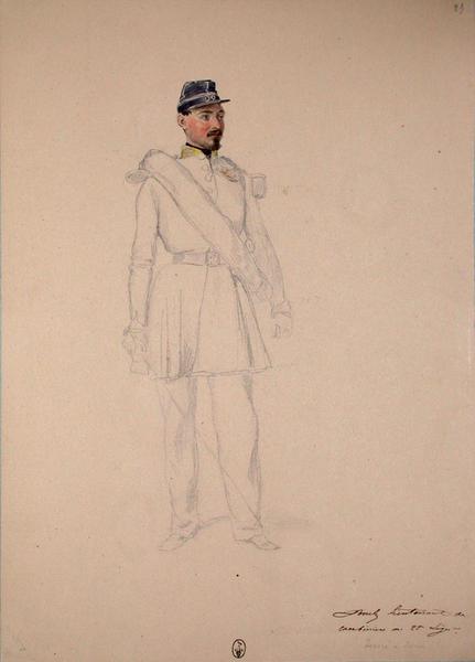 Borel lieutenant des cantiniers au 22e Léger ; Siège de Rome de 1849 (en 3 tomes)