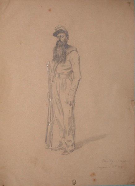Rouilly, 1er bataillon de chasseurs, sergent 5e compagnie ; Siège de Rome de 1849 (en 3 tomes)