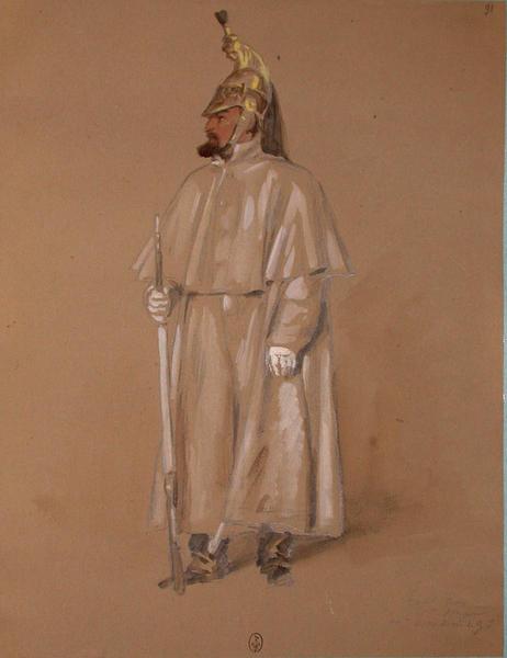 Touttain, 11e dragon, 4e escadron de guerre ; Siège de Rome de 1849 (en 3 tomes)