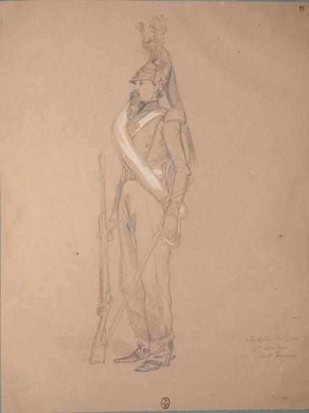 Adolphe Philippe, 4e escadron, 11e Dragon ; Siège de Rome de 1849 (en 3 tomes)