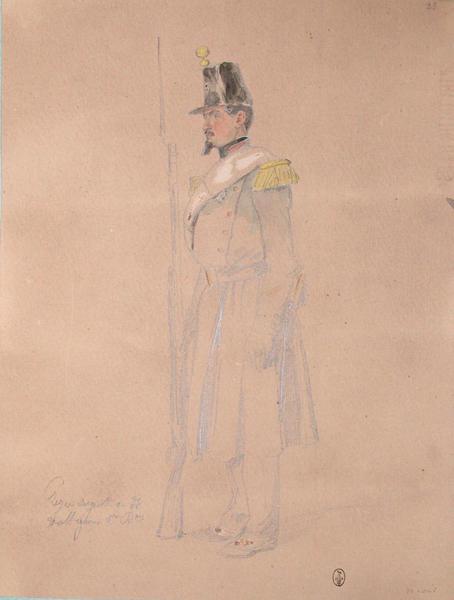 Perie, sergent au 33e voltigeur, 1er bataillon ; Siège de Rome de 1849 (en 3 tomes)