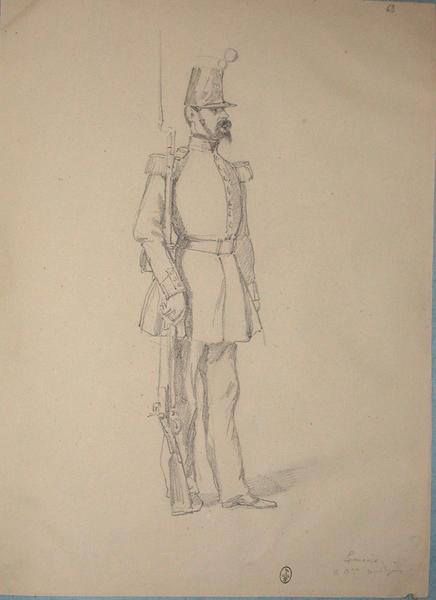 Lemaire, 2e bataillon, voltigeur ; Siège de Rome de 1849 (en 3 tomes)