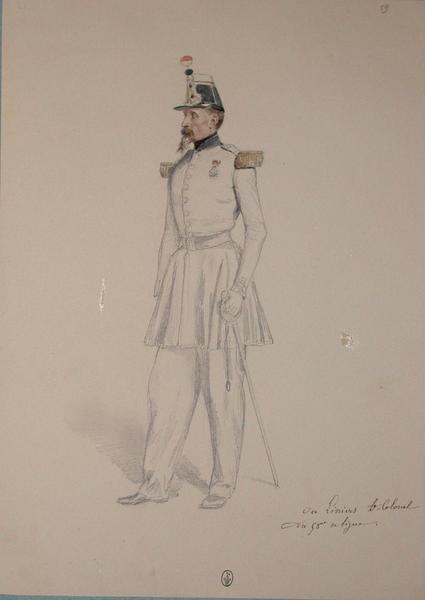 De Liniers, lieutenant colonel du 53e de ligne ; Siège de Rome de 1849 (en 3 tomes)