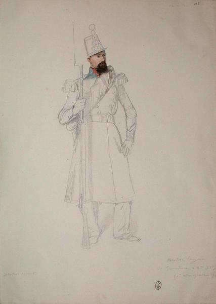 Martin, sergent de grenadiers, 2e bataillon, 53e de ligne, 1er assaut, bastion 7 ; Siège de Rome de 1849 (en 3 tomes)