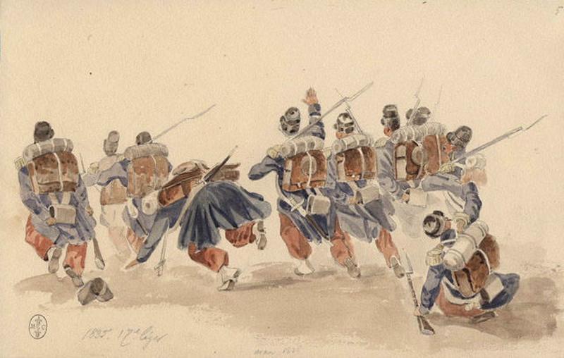 Afrique 1835-1845 (49) : 17e léger
