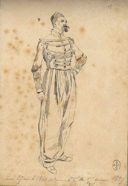 Afrique 1835-1845 (56) : Lieutenant colonel Miltgen