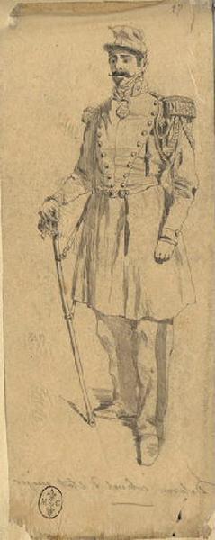 Afrique 1835-1845 (71) : Delarue, colonel d'état-major