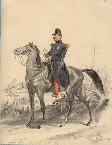 Afrique 1835-1845 (80) : Le colonel Gentil Mouzaïa 1840