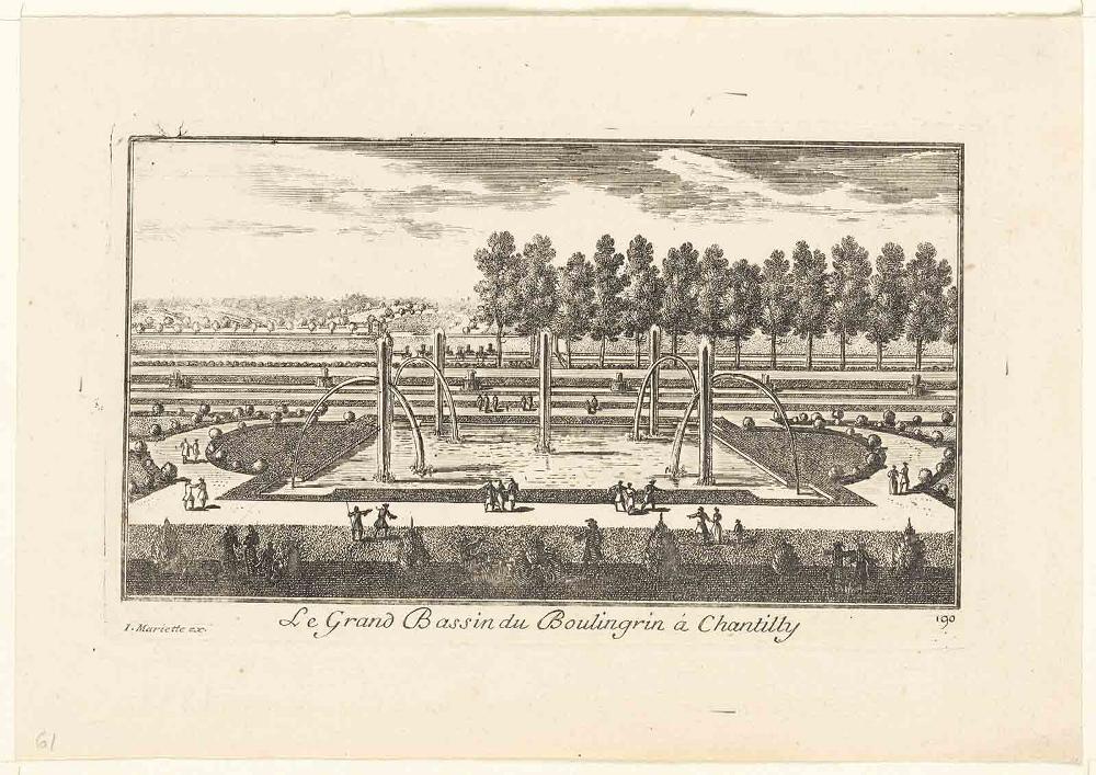 Le Grand Bassin du Boulingrin à Chantilly