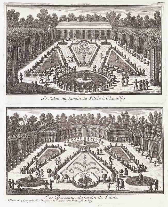 Le Salon du Jardin de Silvie à Chantilly. / Les berceaux du jardin de Silvie