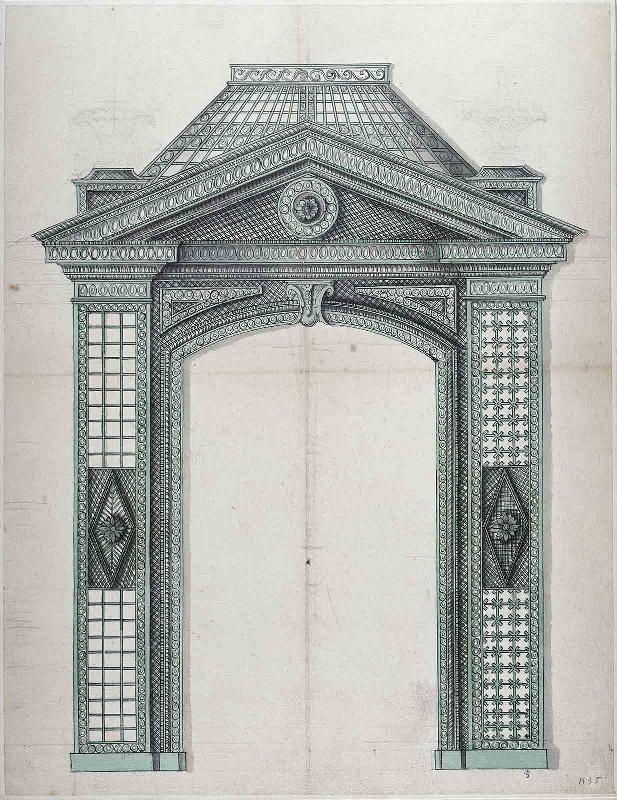 Projet de portique de treillage