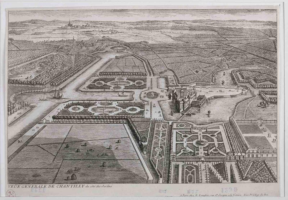 Le Parterre de l'Orangerie à Chantilly
