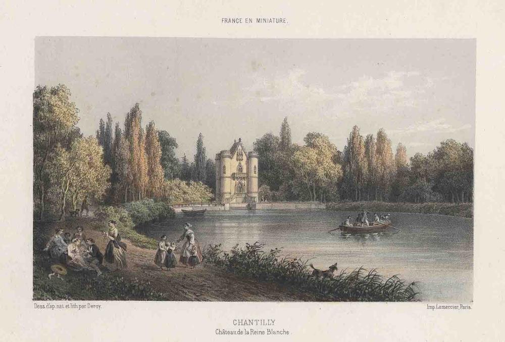 FRANCE EN MINIATURE / CHANTILLY / Château de la Reine Blanche. / 74