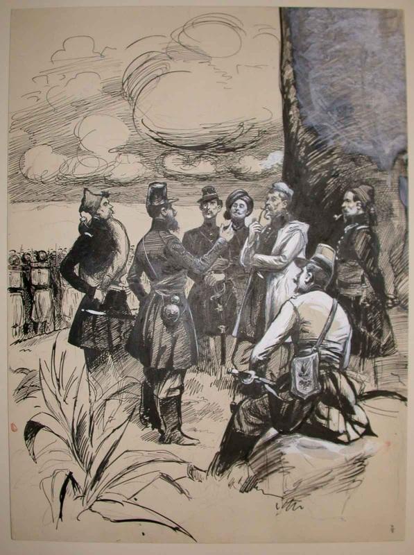 Officiers de zouaves