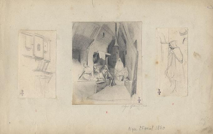 Etude d'homme arabe debout