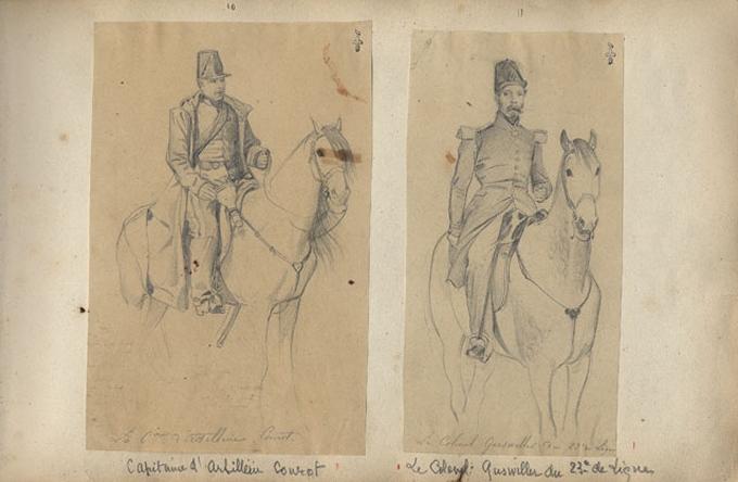 Le capitaine d'artillerie Courot