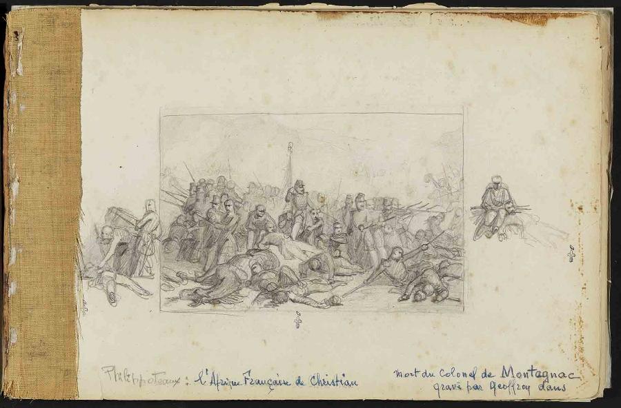 Mort du colonel de Montagnac