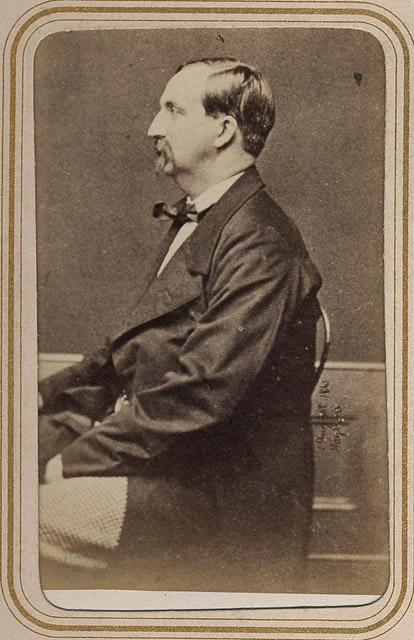 Photographie du duc de Montpensier (1824-1890), de profil