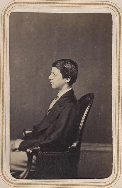 Photographie du duc de Penthièvre, de profil