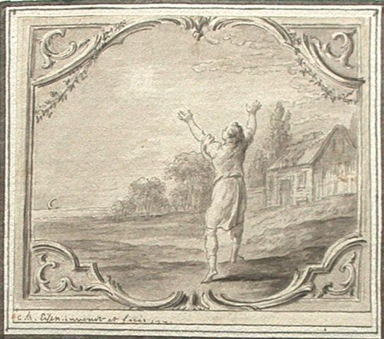 Idylle de Moschus : Un berger adressant une prière à l'étoile Hespérus