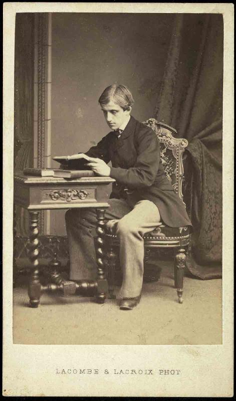 Louis-Philippe Marie Léopold, prince de Condé (Saint-Cloud, 1845 ; Sydney, 1866), assis