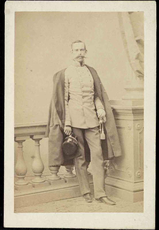 Portrait de l'Archiduc Rainier d'Autriche (Milan 1827- Vienne 1913) ; Album de 171 photographies