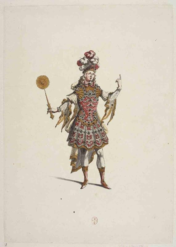 Costume du Soleil pour l'acte IV de Phaéton