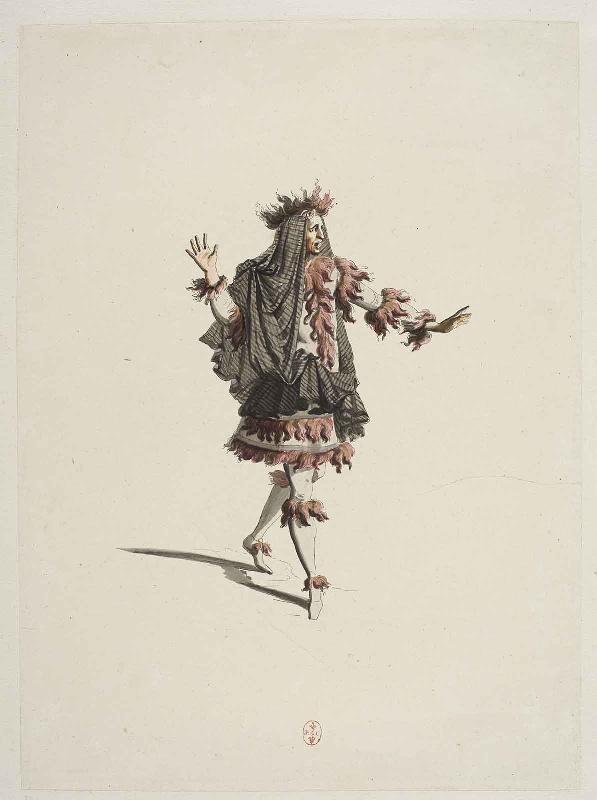 Costume d'une Ombre pour l'acte des enfers d'Alceste de Lully