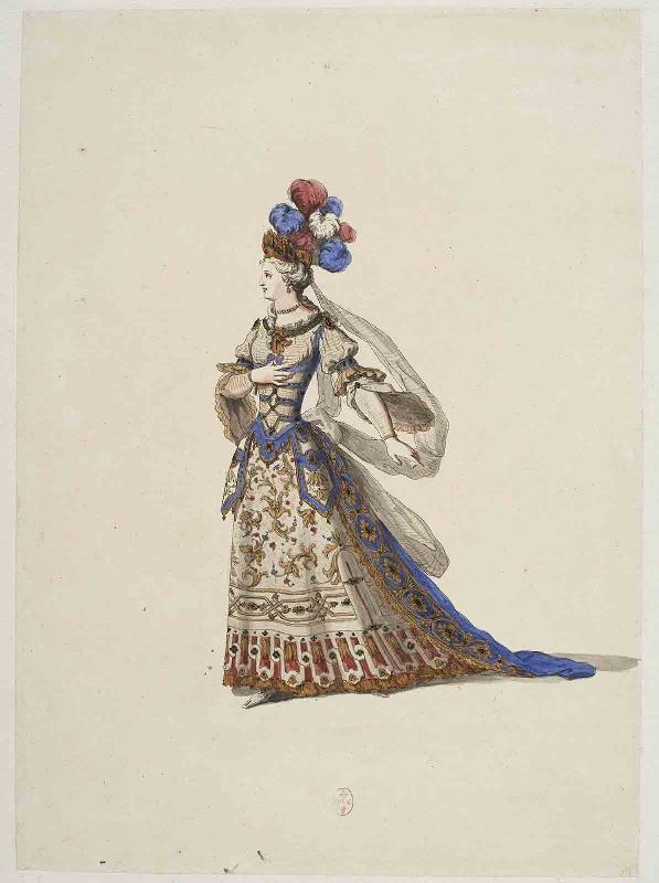 Costume de Cérès pour Proserpine