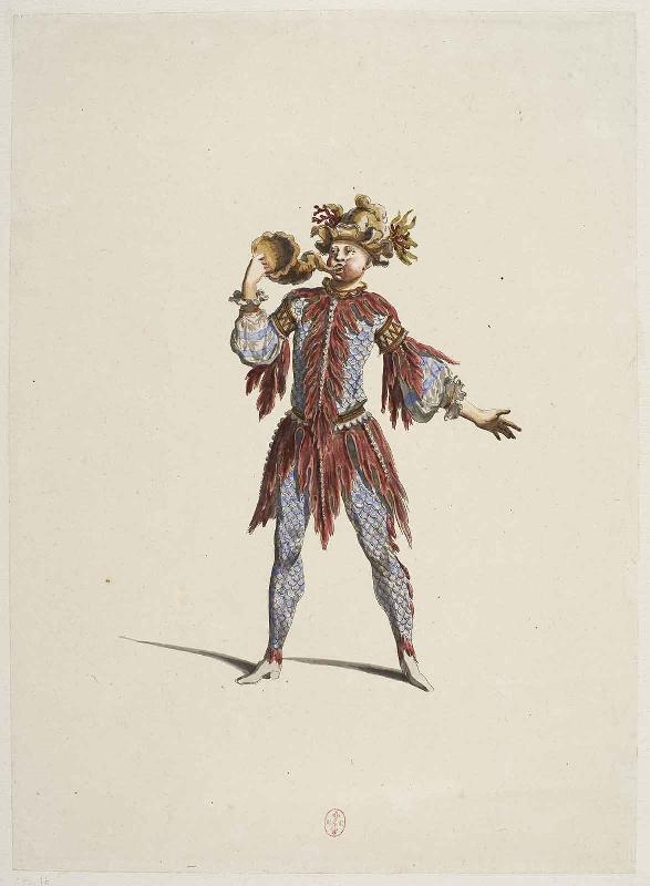 Costume de triton pour l'acte IV de Persée
