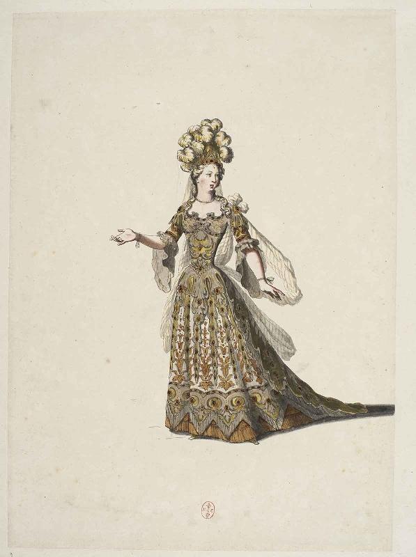 Costume de Cyané pour Proserpine