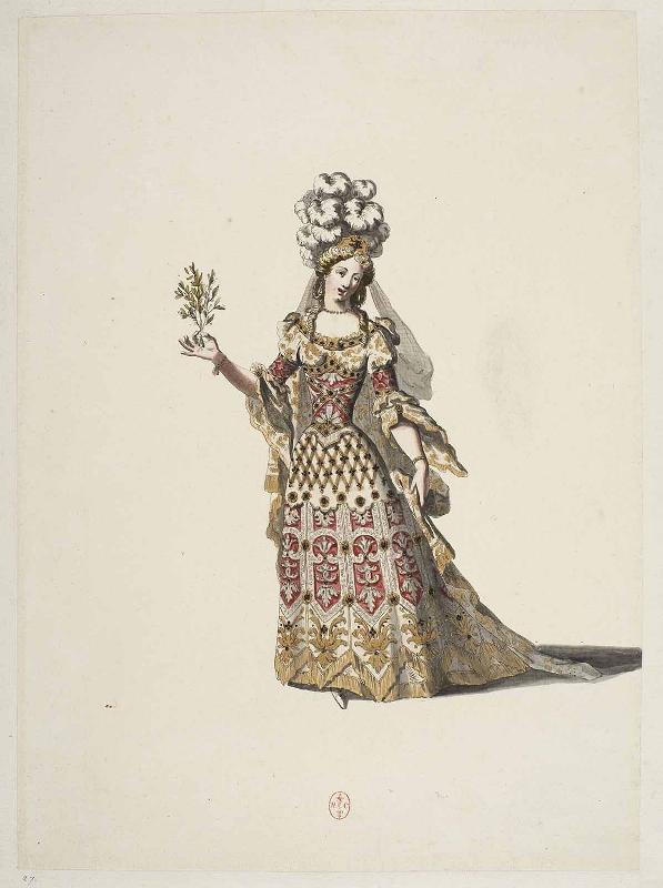 Costume de la Paix pour le prologue de Proserpine