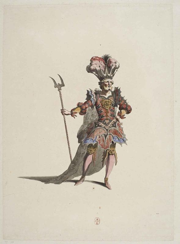 Costume de Pluton pour l'acte IV de la tragédie en musique Alceste