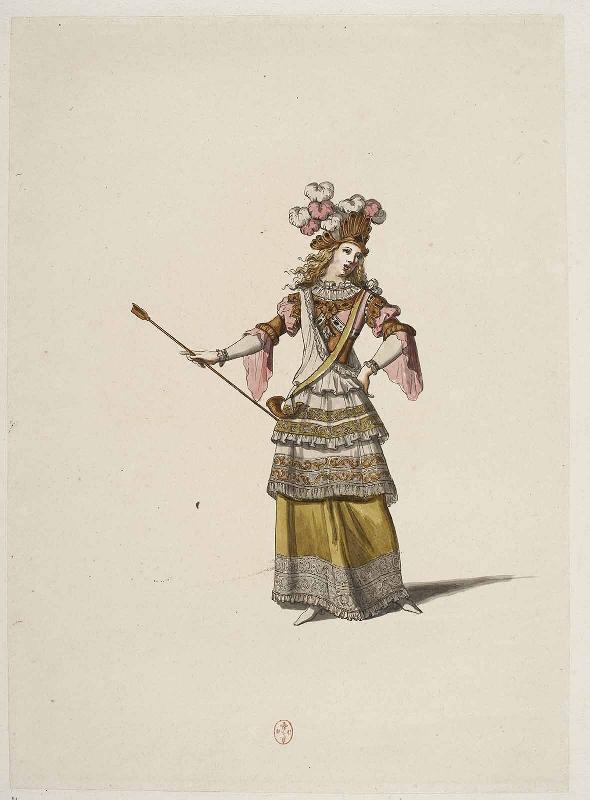Costume de la bergère Scylla pour Acis et Galatée