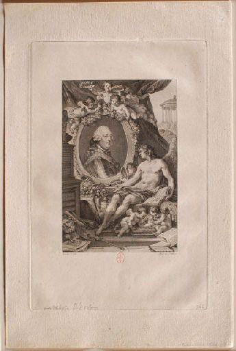 Louis-Philippe duc d'Orléans (1725-1785) en médaillon