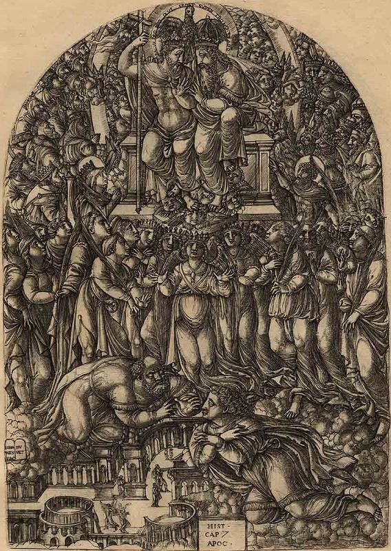 L'Apocalypse figurée (07) : Les Saints bénissent la Trinité
