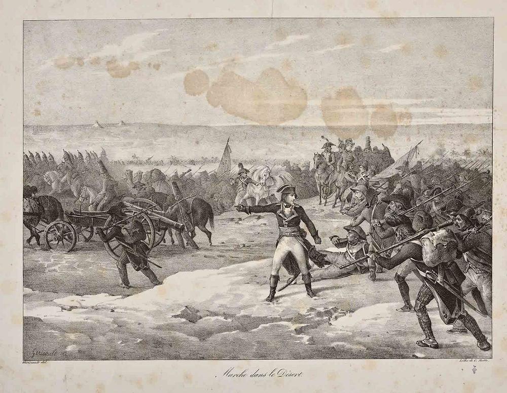 La vie politique et militaire de Napoléon (Planche 10) : Marche dans le désert