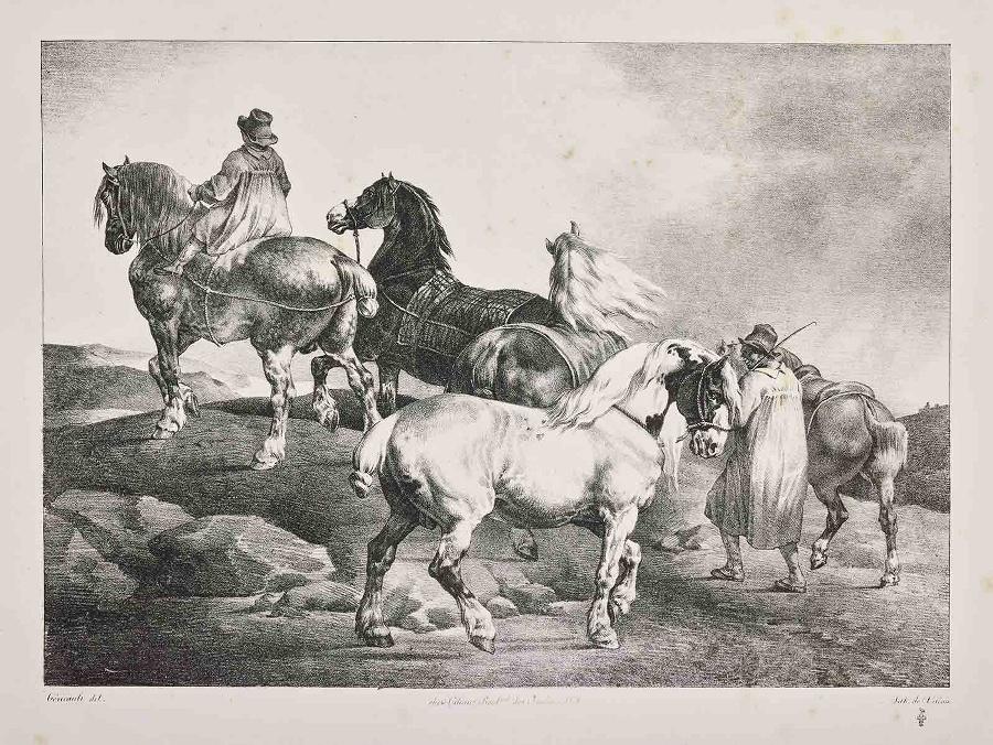 Suite dite Les Grands Chevaux : Chevaux conduits à la foire