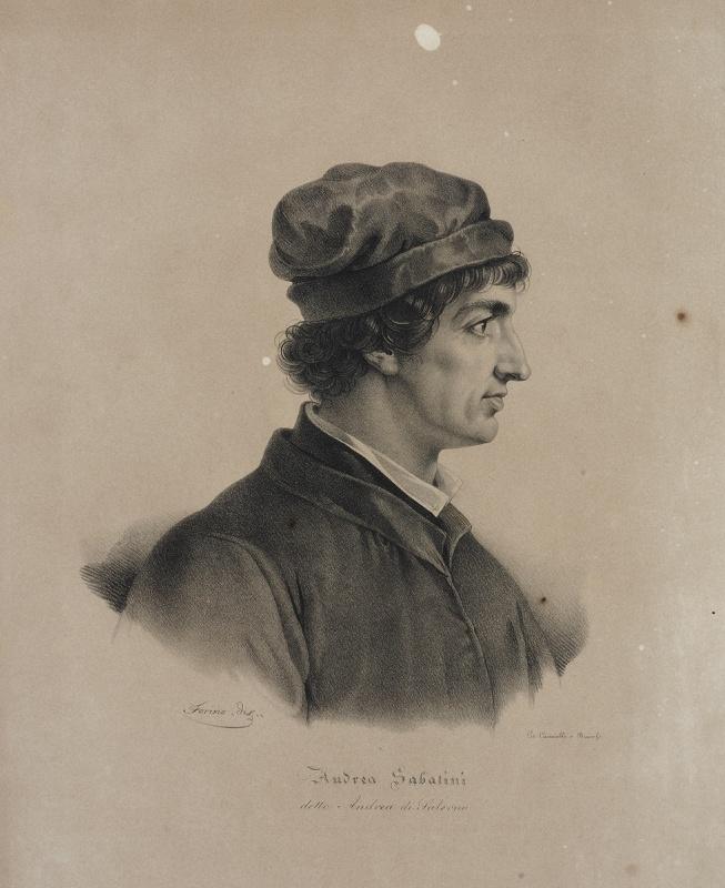 Portraits d'illustres napolitains : Andrea Sabatini / detto Andrea di Salerno