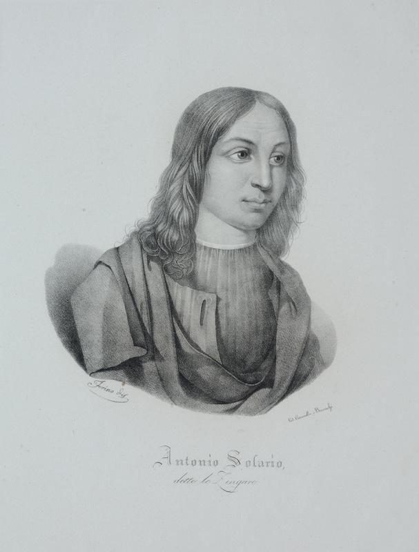 Portraits d'illustres napolitains : Antonio Solario, / detto lo Zingaro