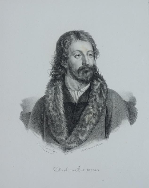 Portraits d'illustres napolitains : Girolamo Santacroce