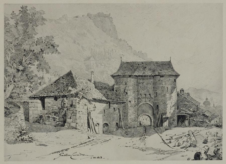 SALINS / aux vieux quartiers : 1 - La porte Malpertuis