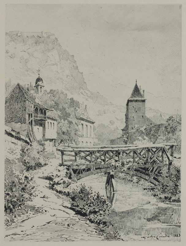 SALINS / aux vieux quartiers : 2 - Le Pont de l'hôpital