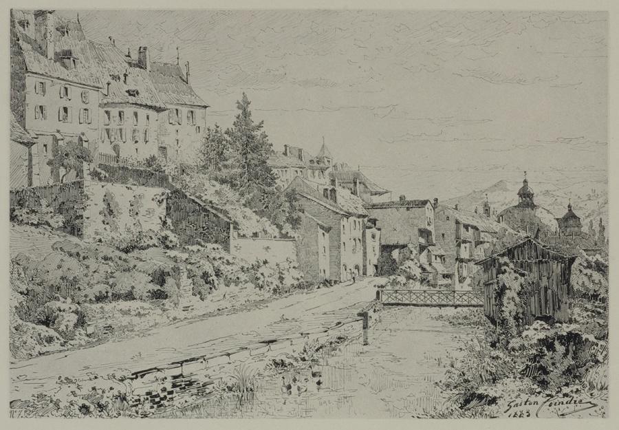 SALINS / aux vieux quartiers : 7 - La poterne du Paradis