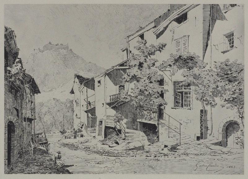 SALINS / aux vieux quartiers : 9 - La rue des Bars