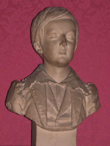 Buste d'Antoine d'Orléans, duc de Montpensier (1824-1890), enfant