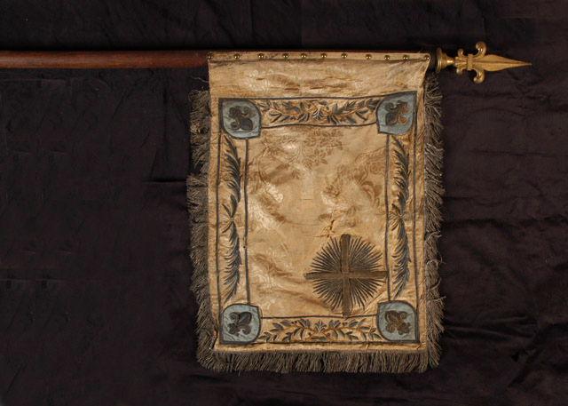 Guidon de cavalerie du régiment noble à cheval du duc de Berry