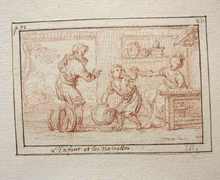 Fables de Houdard de La Motte : L'enfant et les noisettes