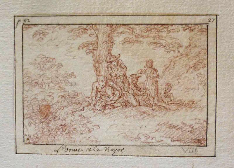 Fables de Houdard de La Motte : L'orme et le noyer