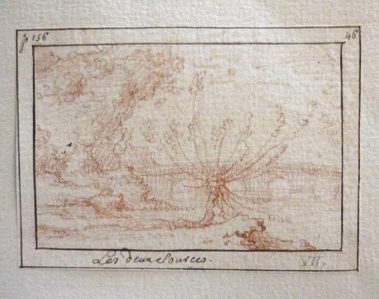 Fables de Houdard de La Motte : Les deux sources